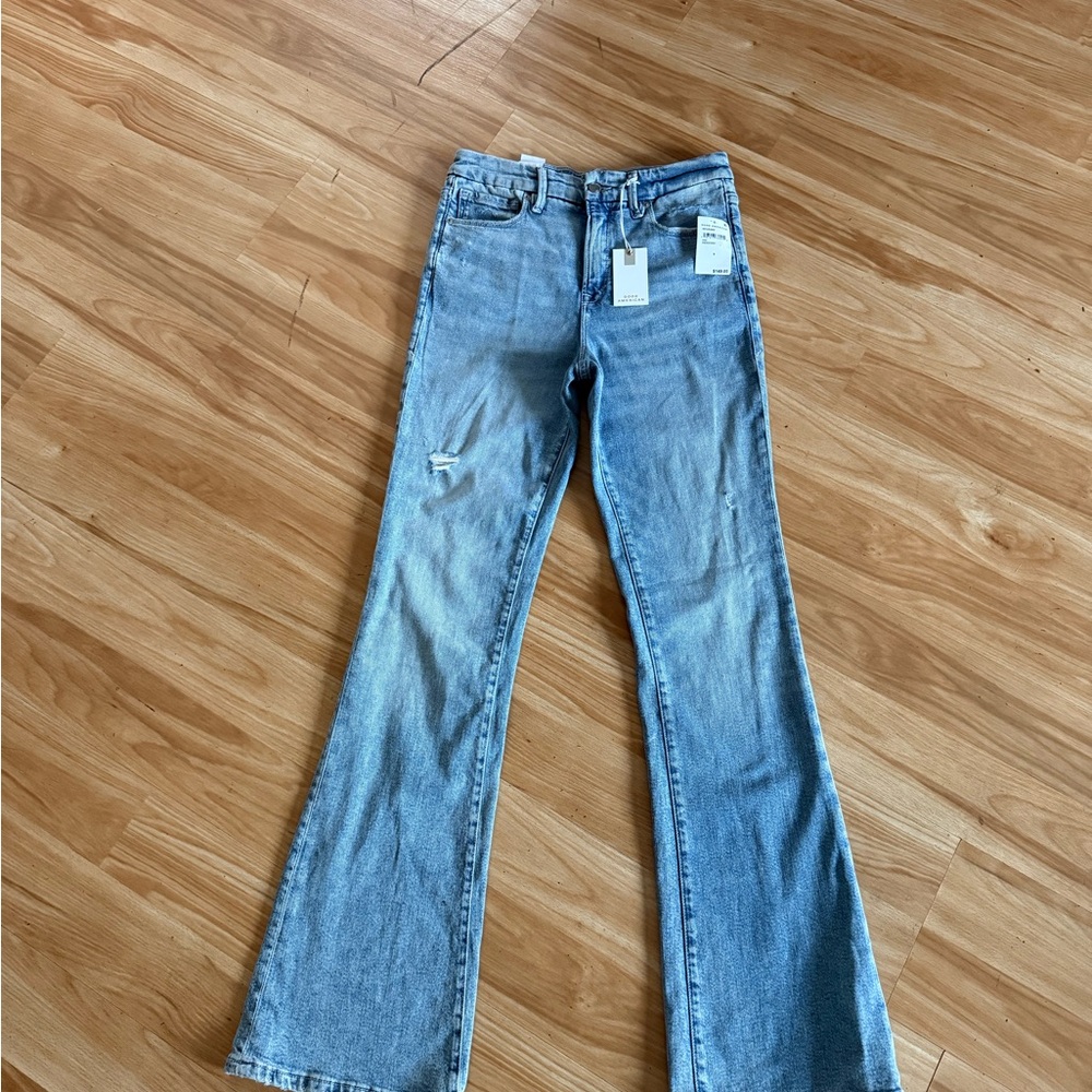 NWT Good American High-Rise Good Classic Bootcut Jeans - Sz 6